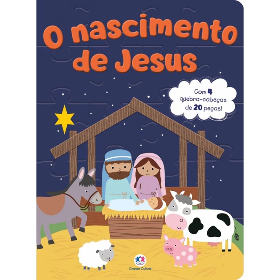 BÍBLIA INFANTIL LIVRO QUEBRA-CABEÇA