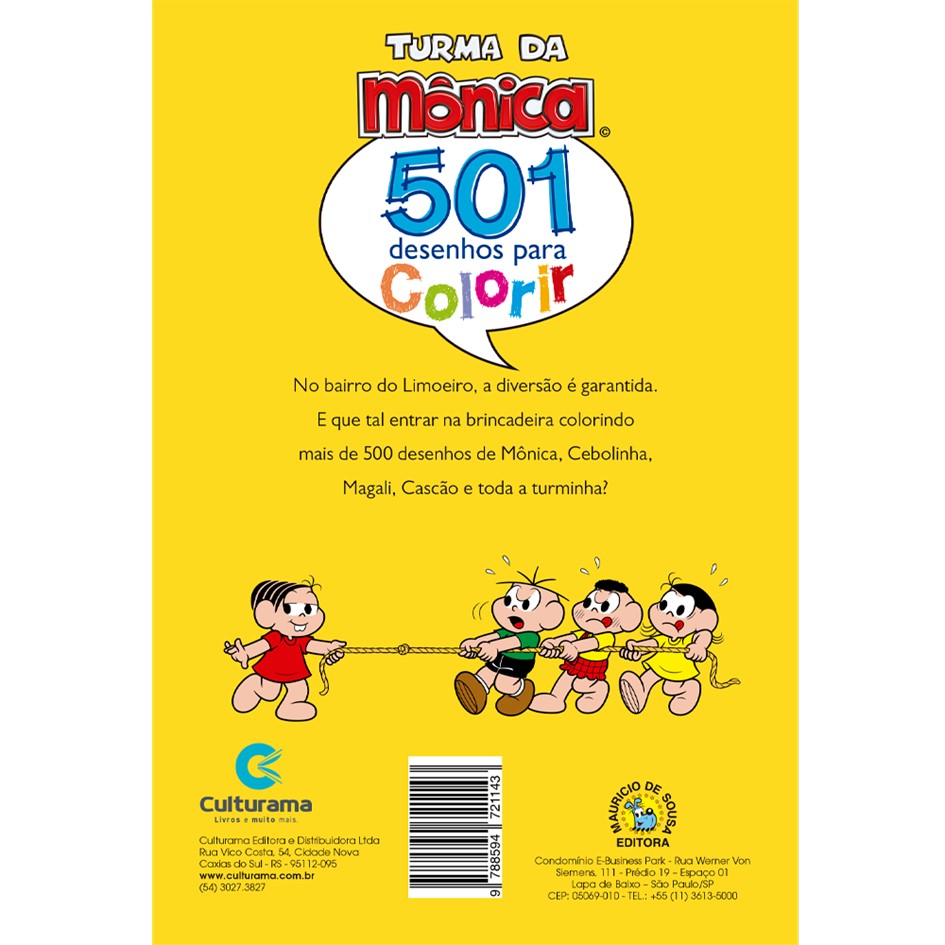 Coleção de Desenhos da Turma da Mônica para Colorir  Monica para colorir,  Desenhos para colorir, Desenhos para colorir adultos
