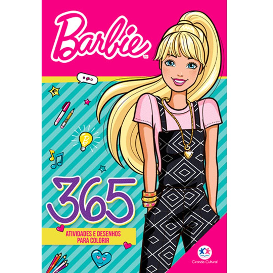 120 Desenhos do Barbie para colorir