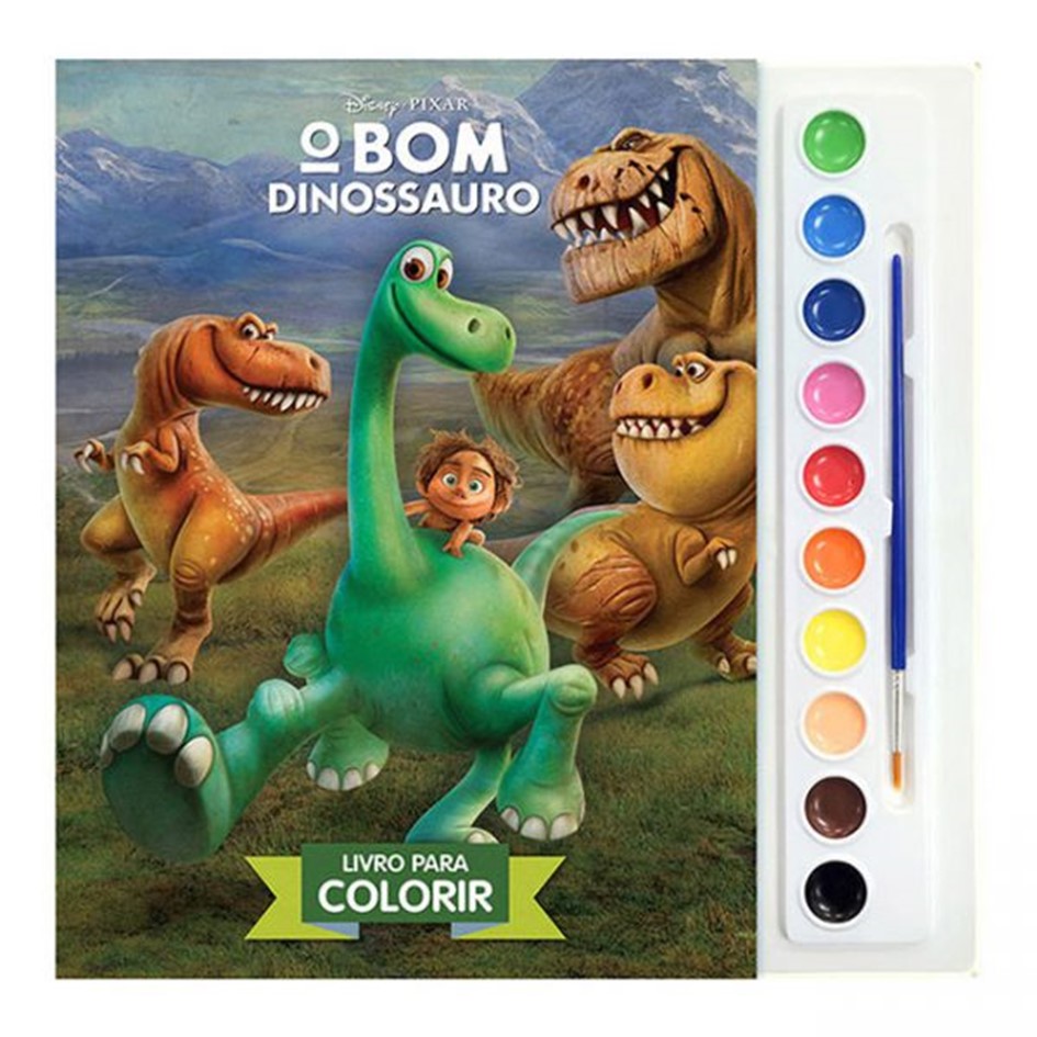 Disney Colorir com Adesivo – O Bom Dinossauro – Livraria Funep