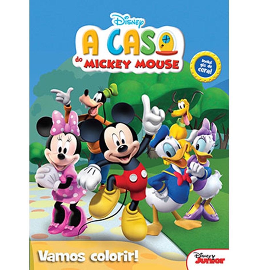 Disney Colorindo com Adesivos Mickey Mouse