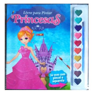 Livro para Pintar com Aquarela – Princesas