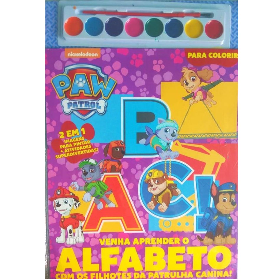 Kit 365 Atividades e Desenho - Peppa Pig + Patrulha Canina - Kit