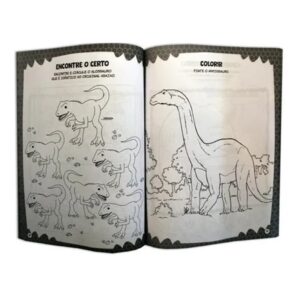 Livro 100 Páginas – Dinossauros: Aventuras Pré-históricas