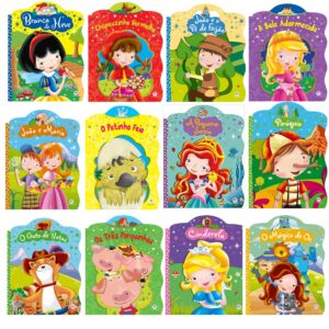 Coleção  Contos Clássicos Grampeado Recortado – 12 Livros