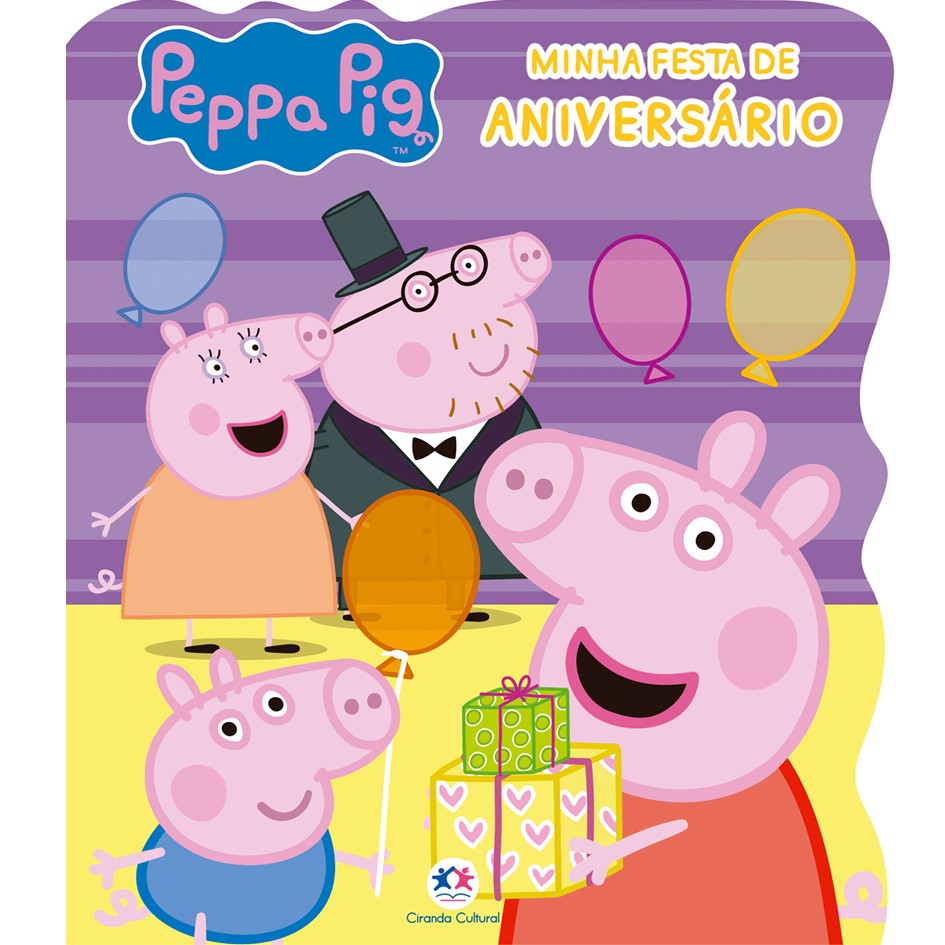 Peppa Pig - Revista desenhos para colorir: É aniversário da Peppa