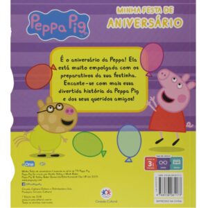 Cartonado Rec. Lic. Peppa Pig – Minha Festa de Aniversário