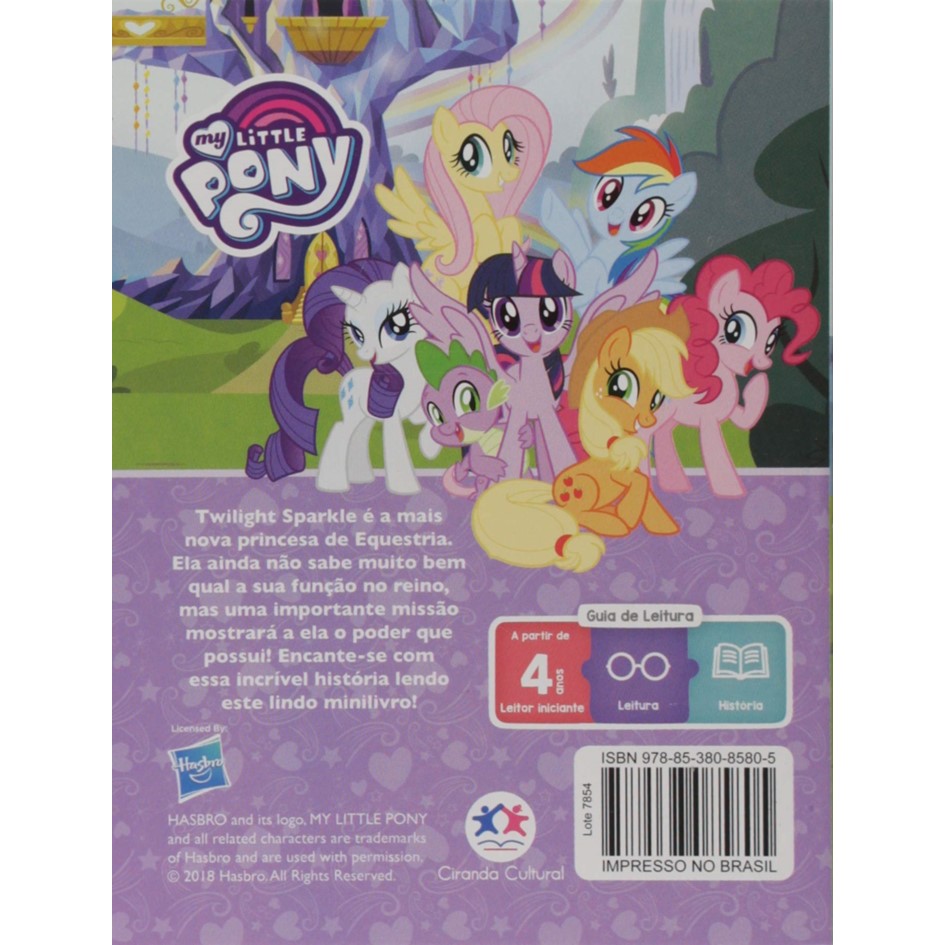 Livro de colorir my little pony vale das letras