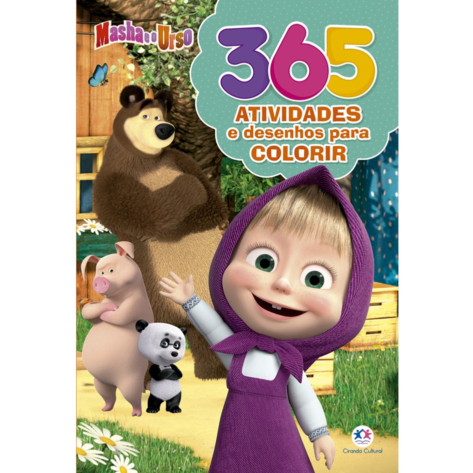 Livro 365 Atividades e Desenhos Para Colorir Barbie