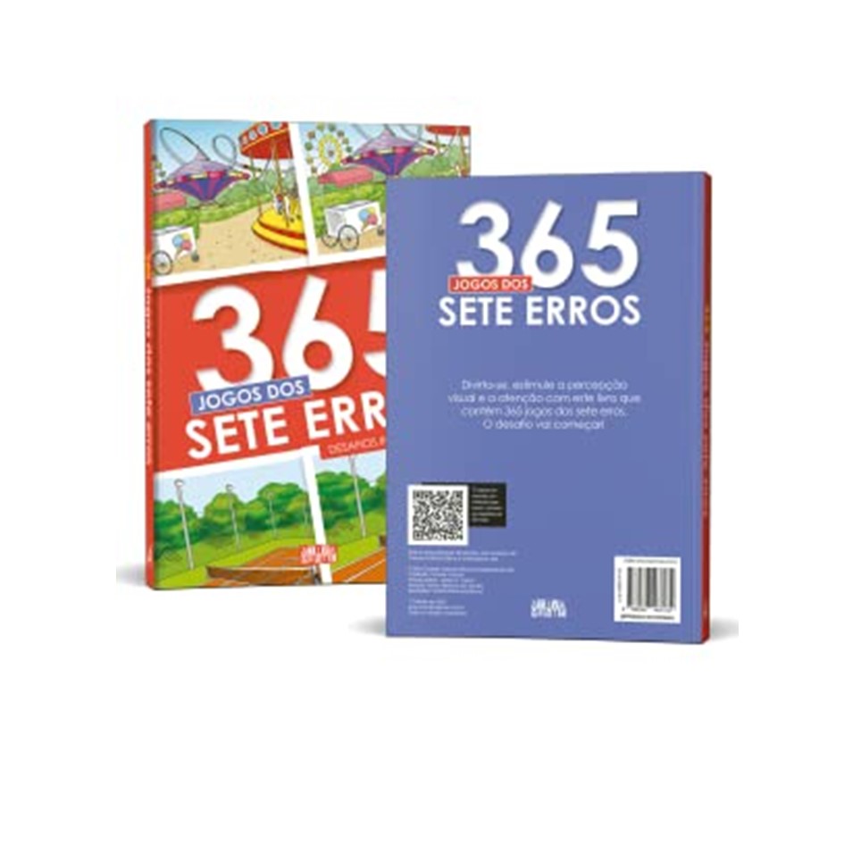 Livro: Sete Erros + 365 Jogos Divertidos 2