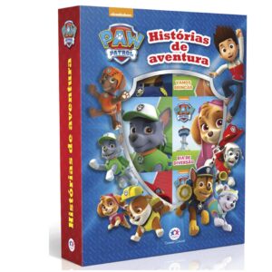 Box com 6 mini livros da Patrulha Canina – Histórias de aventura