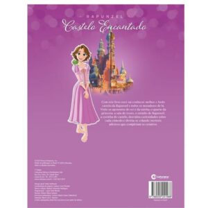 Castelo Encantado Disney Com Adesivos – Rapunzel