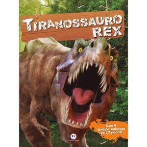 Livro com Quebra-cabeça Tiranossauro Rex (Novo)