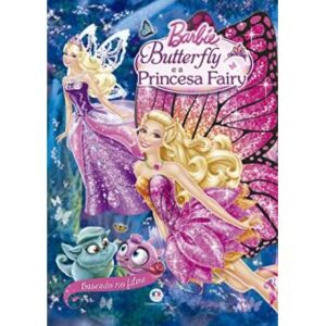 Livro Almofadado Barbie Butterfly e a princesa Fairy