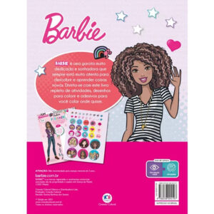 Livro com Adesivos e Atividades – Barbie