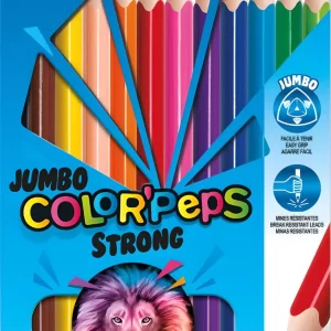 Lápis de Cor Jumbo 12 cores Maped 1 ano+