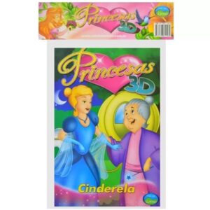 Embalagem Econômica com 8 Livros: Princesas 3D