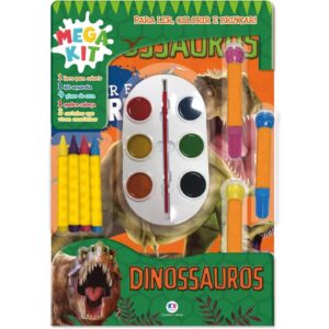 Mega Kit para Ler, colorir e brincar – Dinossauros
