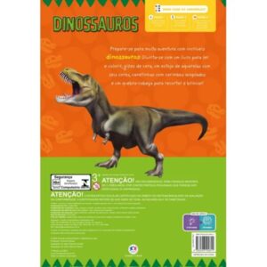 Mega Kit para Ler, colorir e brincar – Dinossauros