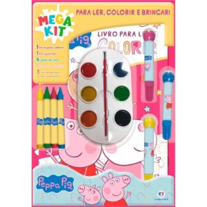 Mega Kit para Ler, colorir e brincar – Peppa Pig