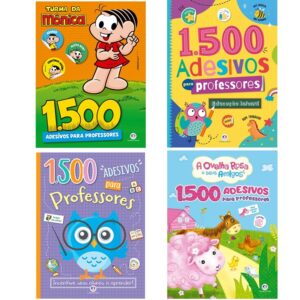 Adesivos Pedagógicos – 4 livros com 1500 adesivos para professores – Ciranda Cultural