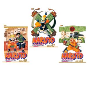 Coleção Mangá – Naruto Gold – Ed. 16, 17 e 18