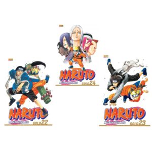 Coleção Mangá – Naruto Gold – Ed. 22, 23 e 24