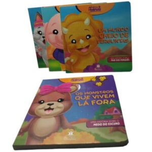 Kit de 4 livros Coleção Pequenos animais – Livros infantis cartonados – Blu Editora