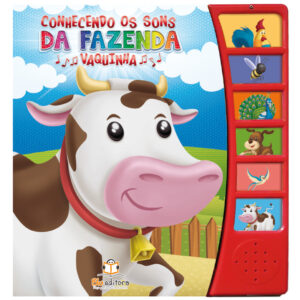 Kit Histórias Da Fazenda – Vaquinha E Porquinho – Livro Sonoro + Livro Brochura Para Crianças – Blu Editora