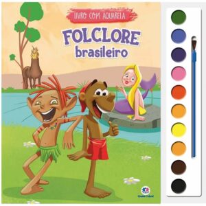 Livro com Aquarela – Folclore brasileiro