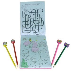 Divirta-se e colecione: Meninas – Livro com 4 lápis de cor + 4 borrachas colecionáveis