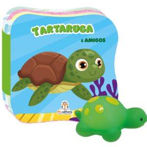 Conhecendo os animais – Tartaruga – Livro de banho + 1 bichinho luminoso