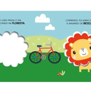 Livro Cartonado – Som fofinho – Fisher Price: Leão