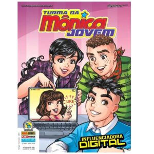 Kit com 3 Gibis Turma da Mônica Jovem