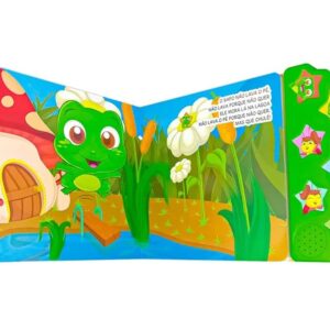 Livro Sonoro Primeiras Cantigas: O Sapo Não Lava o Pé e a Barata