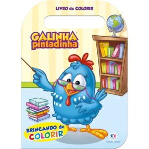 Livro de Colorir com Alça: Galinha Pintadinha – Brincando de colorir