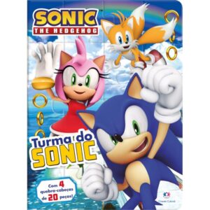 Quebra-cabeça com 20 peças -Sonic – Turma do Sonic