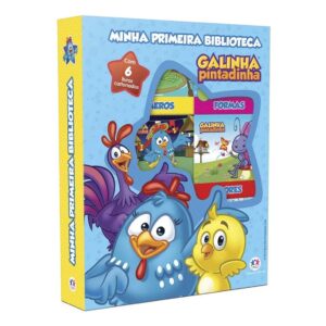 Box Janela com 6 Livros – Galinha Pintadinha – Minha primeira biblioteca