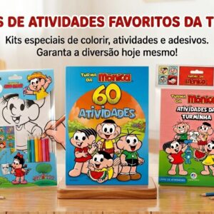 Kit 3 Livros Turma da Mônica – Diversão e Atividades