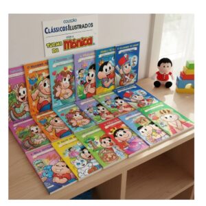 Coleção 12 Livros TM – Clássicos Ilustrados da Turma da Mônica