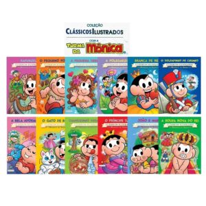 Coleção 12 Livros TM – Clássicos Ilustrados da Turma da Mônica