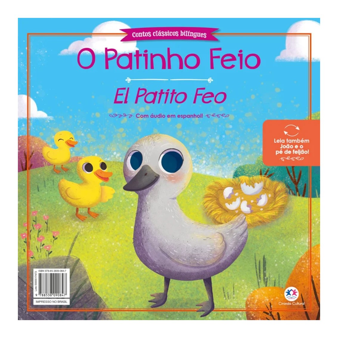 Contos Clássicos Bilíngues em Espanhol Patinho Feio e João e o Pé de Feijão