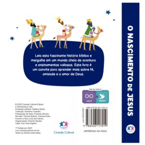 O Nascimento de Jesus- Livro Almofadado Pequeno