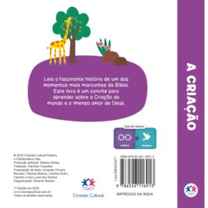 A Criação-  Livro Almofadado Pequeno