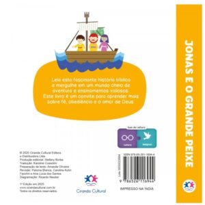 Jonas e o Grande Peixe –  Livro Almofadado Pequeno